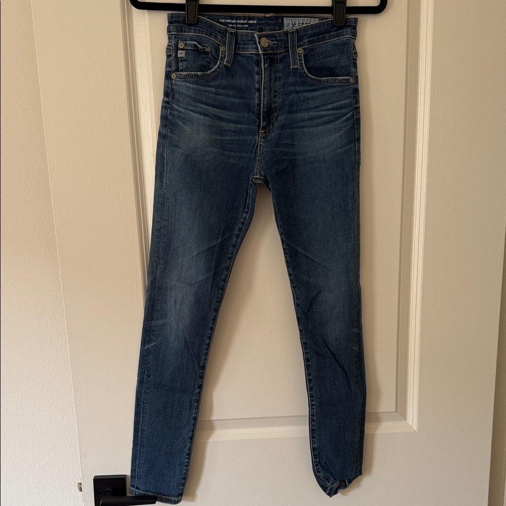 AG Adriano Goldschmied The Farrah Skinny Ankle High Rise Jean